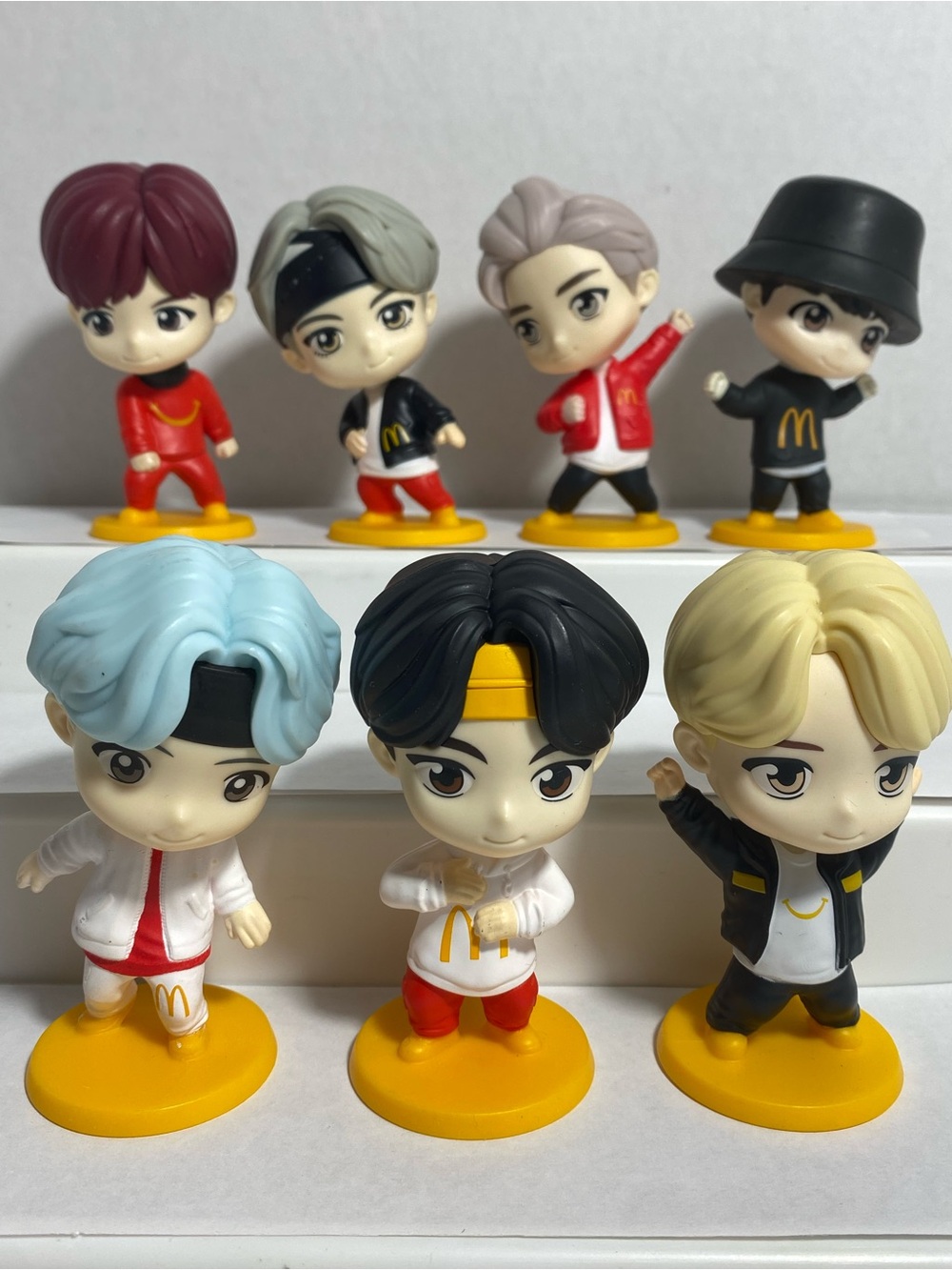 BTS TINY TAN ENCORE EDITION 7 FIGURES FROM MCDONALD’S HAPPY MEAL 2025
